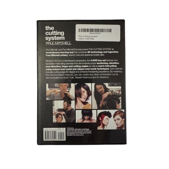 The Cutting System Paul Mitchell DVD Training Videos 4 Disc Set - Picture 4 of 4